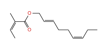 (E,Z)-2,6-Nonadienyl (Z)-2-methyl-2-butenoate